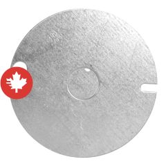 Couvercle rond avec débouchure