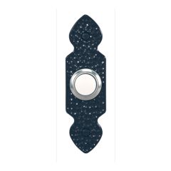 Bouton poussoir filaire DEL, noir