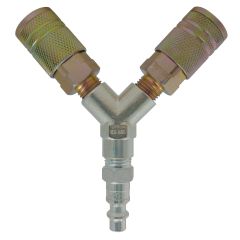 Manual coupler + plug + union