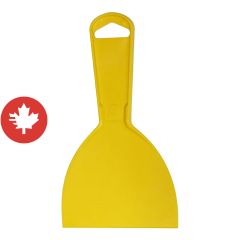 Couteau à joints, plastique, flexible, jaune, 4"