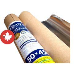 Coupe-vapeur en aluminium, 50" x 108'