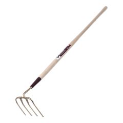 Potato Sarcloir - 4" X 6" Flat-Tipped Teeth - Hardwood Handle 52"