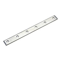 Multi-Position Mending Plate - Zinc - 1 1/8" x 12"