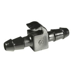 Connector lead flat hook BLK 5/16 in