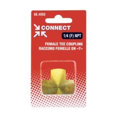 "T" hub coupler female