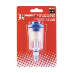 Spigot-hub water and oil separator