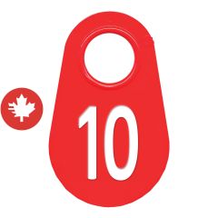 Étiquette d'identification pour le cou #10