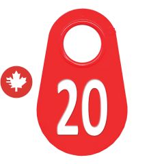 Étiquette d'identification pour le cou #20