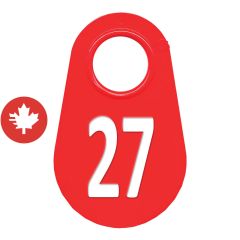 Étiquette d'identification pour le cou #27