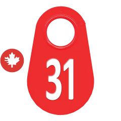 Étiquette d'identification pour le cou #31