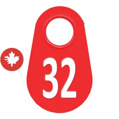 Étiquette d'identification pour le cou #32