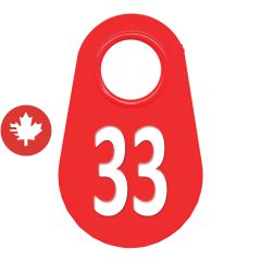 Étiquette d'identification pour le cou #33