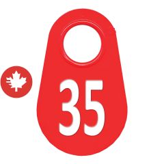 Étiquette d'identification pour le cou #35