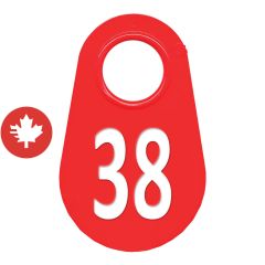 Étiquette d'identification pour le cou #38