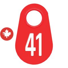 Étiquette d'identification pour le cou #41