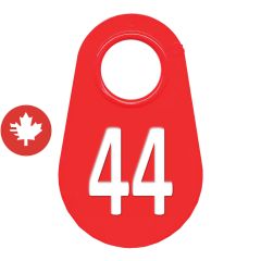 Étiquette d'identification pour le cou #44