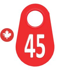 Étiquette d'identification pour le cou #45