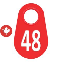 Étiquette d'identification pour le cou #48