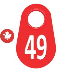 Étiquette d'identification pour le cou #49