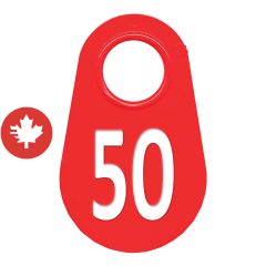 Étiquette d'identification pour le cou #50
