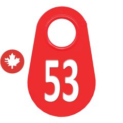 Étiquette d'identification pour le cou #53