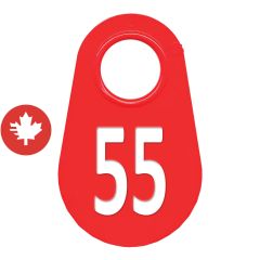 Étiquette d'identification pour le cou #55