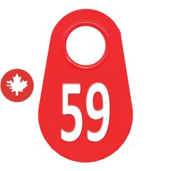 Étiquette d'identification pour le cou #59