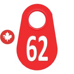 Étiquette d'identification pour le cou #62