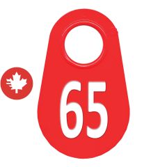 Étiquette d'identification pour le cou #65