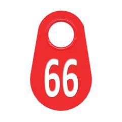 Étiquette d'identification pour le cou #66