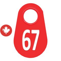 Étiquette d'identification pour le cou #67