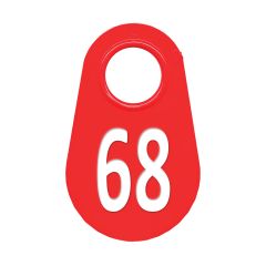 Étiquette d'identification pour le cou #68