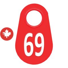Étiquette d'identification pour le cou #69