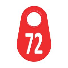 Étiquette d'identification pour le cou #72