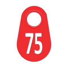 Étiquette d'identification pour le cou #75