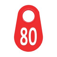 Étiquette d'identification pour le cou #80