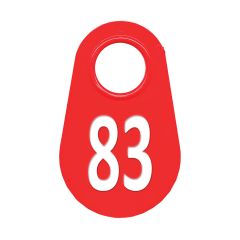 Étiquette d'identification pour le cou #83