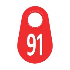 Étiquette d'identification pour le cou #91