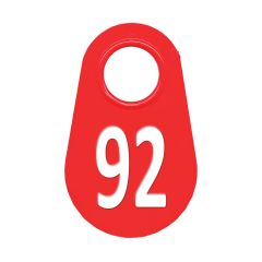 Étiquette d'identification pour le cou #92