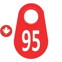 Étiquette d'identification pour le cou #95