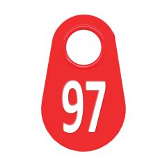 Étiquette d'identification pour le cou #97