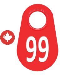 Étiquette d'identification pour le cou #99