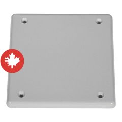 Couvercle double à plaque pleine