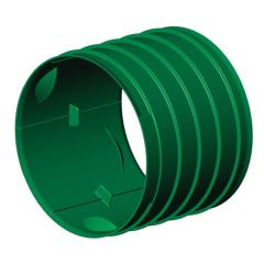 Exterior Drainage Coupler - 6" - Green
