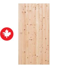 Lambris de bois, grade B, Pickwick, 3" x 8'  x 5/16", couleur naturelle, 5/pqt, couvre 10 pi²