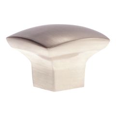 Weston Contemporary Metal Knob - Brushed Nickel - 31 x 31 mm