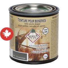SAMAN Stain and Varnish - Prestigious gray - 236 ml