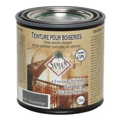 SAMAN Stain and Varnish - Prestigious gray - 236 ml