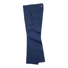 Pantalon de travail à coupe ajustée et taille basse, bleu, grandeur 31/33