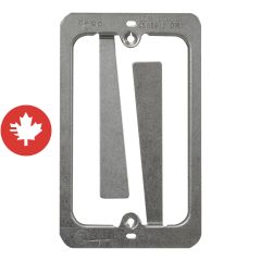 Plaque de montage pour bas voltage